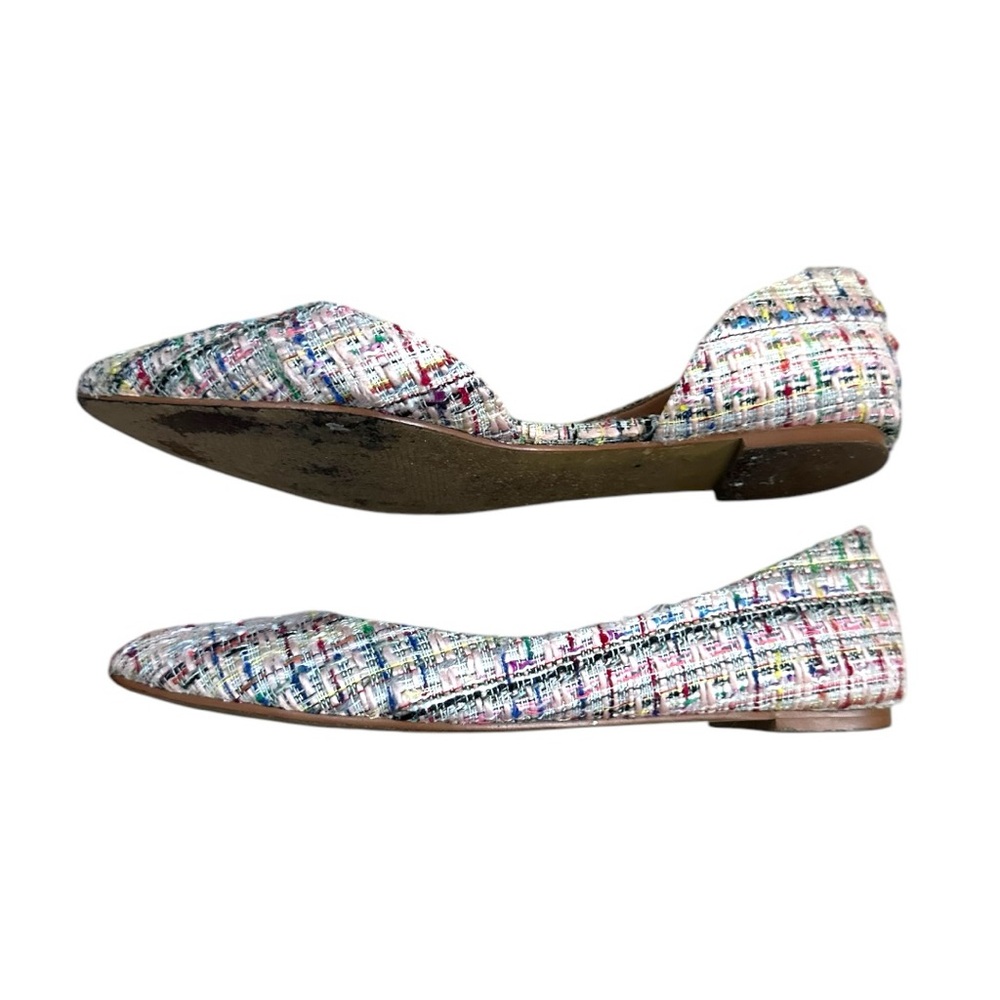 J. Crew Multicolor Tweed Pointed-Toe Flats - Picture 2 of 7